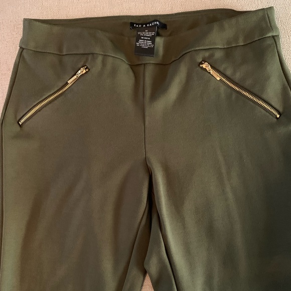 Zac & Rachel Army Green Pants - Picture 2 of 6